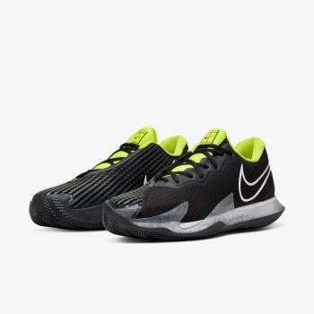 Nike Court Air Zoom Vapor Cage 4 - Férfi Teniszcipő - Fekete/Sötét Szürke/Fehér